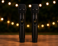 2 wireless mics